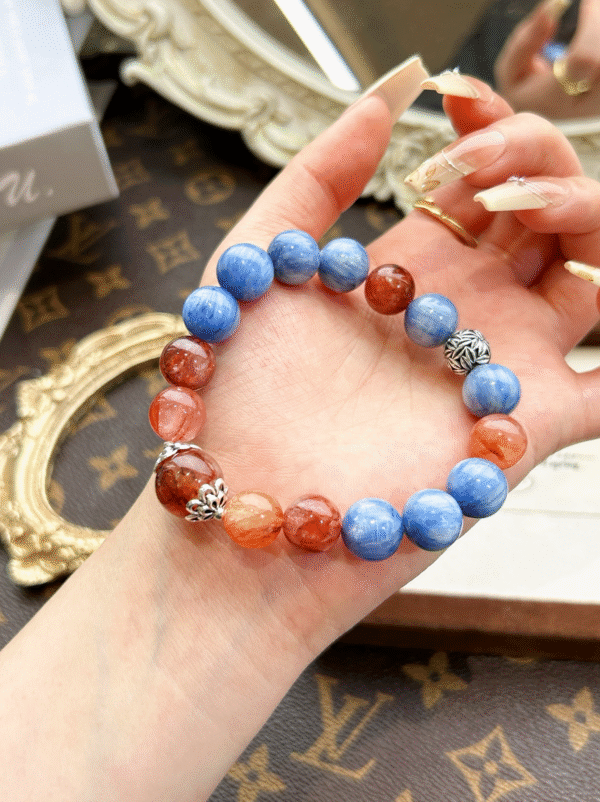 Red Phantom Kyanite Bracelet – Energy Balance