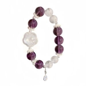Amethyst Clear Quartz Bracelet